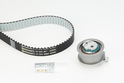 Kit de distribution Continental CT1216K1 de rechange avec courroie crantée et galet tendeur auto