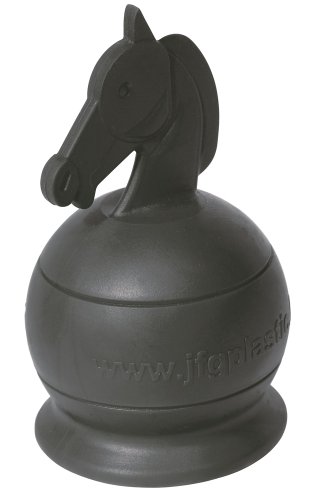 Preisvergleich Produktbild Pferdekopf für Anhängerkupplung, schwarz