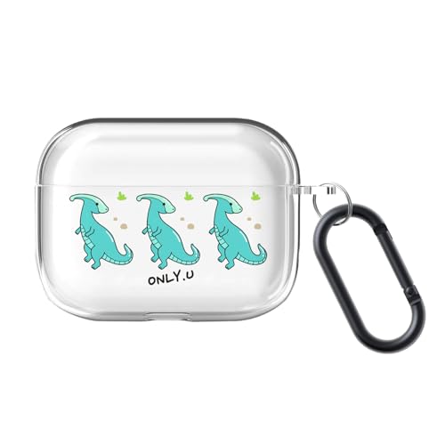 ONLYOU Airpods pro2 �p �P�[�X �_�C�i�\�[ ���� �O�b�Y ��������� �_�C�m�\�A �������� �N���A ���킢�� �n�[�h PC �G�A�[�|�b�Y�v���p�P�[�X (AirpodsPro(��2����)�Ή� F.)