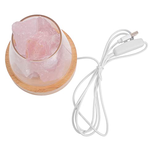 VALICLUD Kristallstein Duftlampe mit Warmlicht