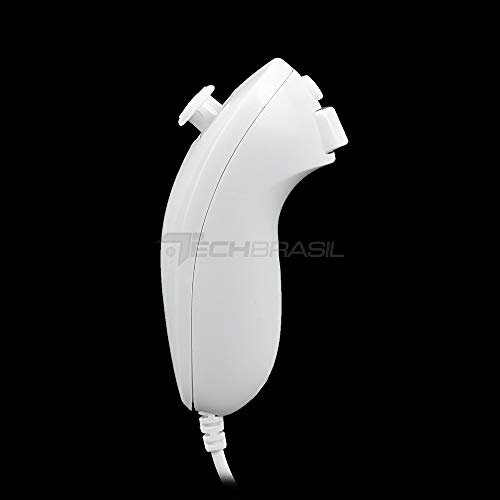 Controle Nunchuck Para Nintendo Wii e Nintendo Wii U Branco