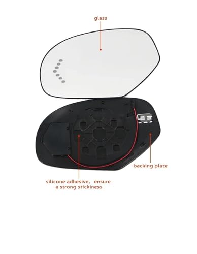Miroir rétroviseur pour Cadillac Escalade ESV 2007-2013 solution pour glace cassée ou embuée - 5