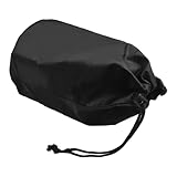 4PCS Stuff Sacks in Black, Drawstring Storage Bags for Camping, Nylon Sacks Set, Dustproof Outdoor Storage Bags, Water Resistant Gear Sacks,