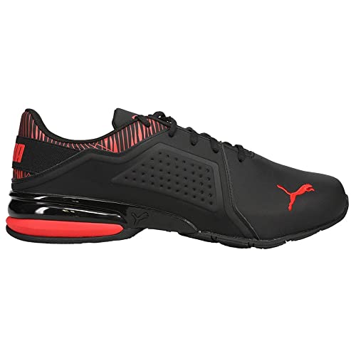 Image of PUMA Viz Runner Graphic Men's Running 13 D(M) US Black-High Risk Red