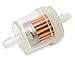 Benzinfilter Kraftstofffilter Maxtuned, Universal Motorrad Benzin Filter, Schnellkraftstofffilter für 6mm Motorrad, Roller, Generator, Motorrad, Rasenmäher, Auto