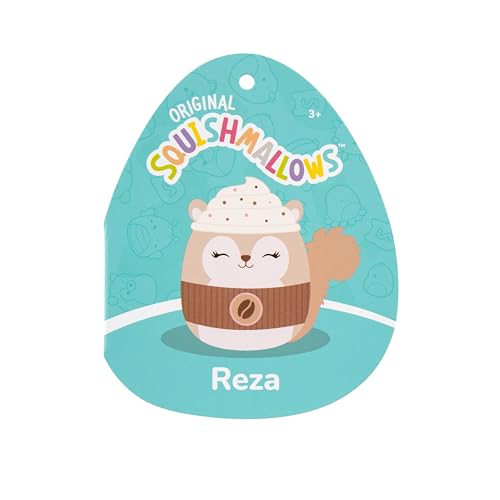 Image of Squishmallows Original 5in Reza The Latte Squirrel - Official Jazwares Plush (Little)