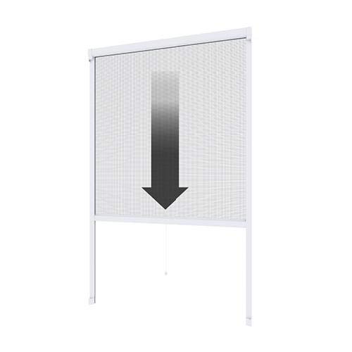 Preisvergleich Produktbild pro insect Insektenschutz-Rollo PRO für Fenster 200x160cm, alu-eloxiert / silber