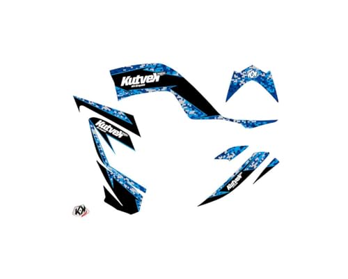 Adhesivos para quad Predator compatibles con Yamaha Raptor 700 azul de 2006 a 2012 2
