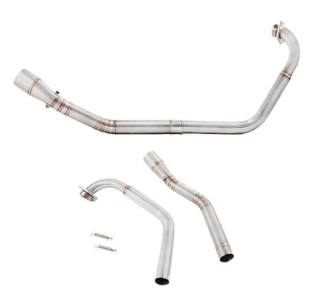 Tuyau d'échappement complet moto contre la calamine pour YZF R15 R125 MT-15 V3