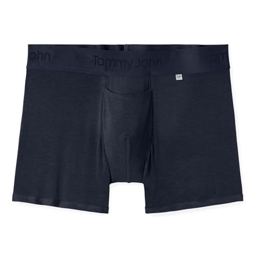 Image of Tommy John Men's Trunk 4 inch Underwear - Hammock Pouch for Enhanced Support - Second Skin Fabric for Barely-there Comfort