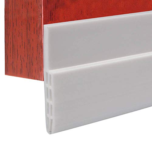Door Seal Strip Bottom, Self Adhesive Door Sweep Draft Stopper Home Weather Stripping for Interior Doors Seal Strip Insulation