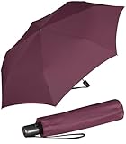 Knirps Taschenschirm Slim Duomatic - Burgundy