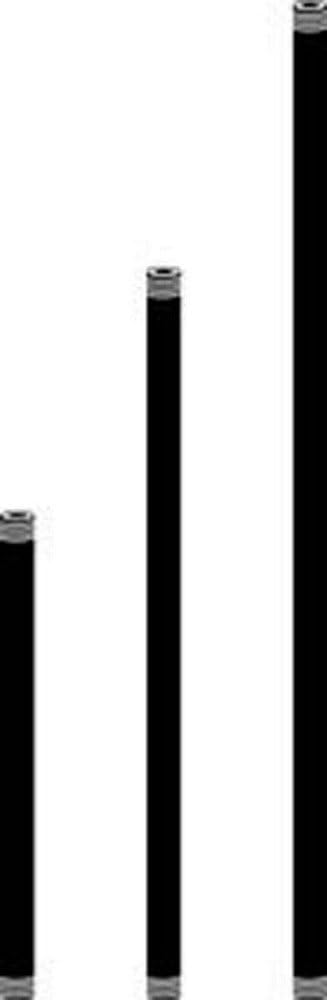 Kichler 15658BKT Accessory Stem 1/2NPSM 24-Inch, Textured Black