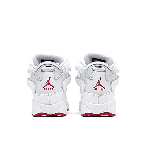 Big Kid's Jordan 6 Rings White/Mystic Hibiscus (323419 116) - 64