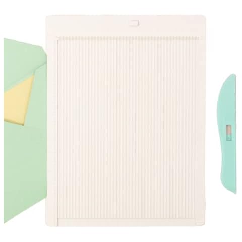 Craftelier - Mini Tabla para Marcar y Cortar + Plegadera Turquesa Cover