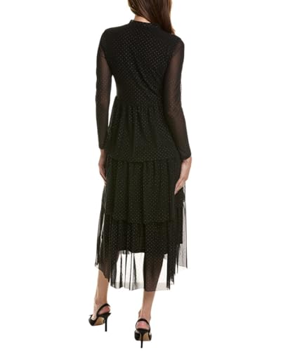 Image of Anne Klein Women's Mock Neck Tiered Dress