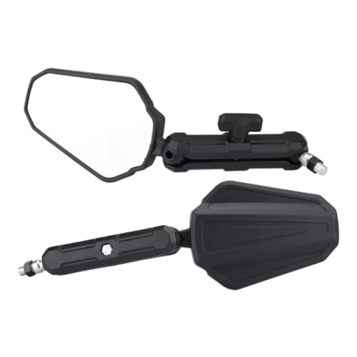 Rétroviseurs de moto universels 8 10mm noirs pour scooter et moto standard