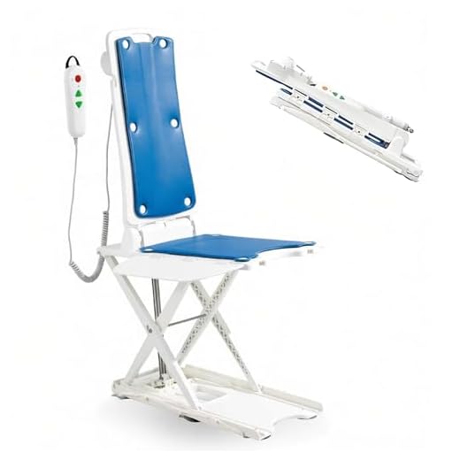 HuanSebesity Electric Chair Lift,Floor Lift for Elderly Falls,Support up to 308Lb,Ipx8 Waterproof Bath Lift,Foldable&Wireless Rechargeable Design,20" Floor to Standing Assist for Elderly&Caregivers