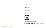 bishko automotive literature 1994 Chrysler Lebaron Convertible Owners Manual User Guide Operator Book Fuses