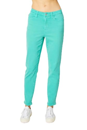 Judy Blue Aquamarine Slim Fit Jeans Flattering Slender it 88689
