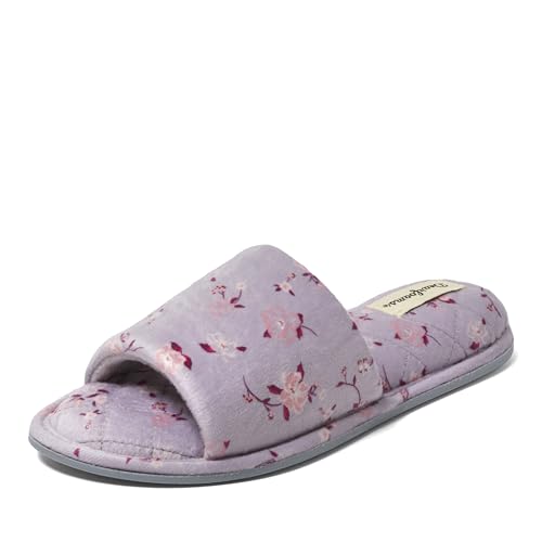 Dearfoams Women's Beatrice Side Gore Slide Slipper