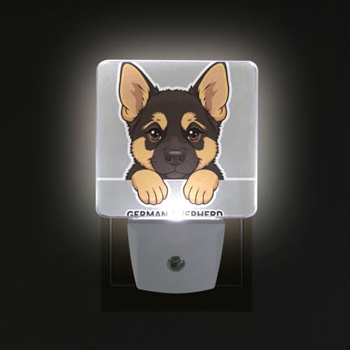 Lámpara de noche LED para niños Aslsiy perro pastor alemán miniatura 3