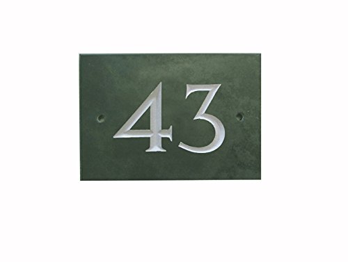 Green Slate House Number (1-99) (No 43) — image 1