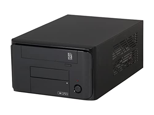 Gabinete Tower MI-008 Negro con Fuente de Alimentación ITX de 250 W y Conectividad SATA miniatura 3
