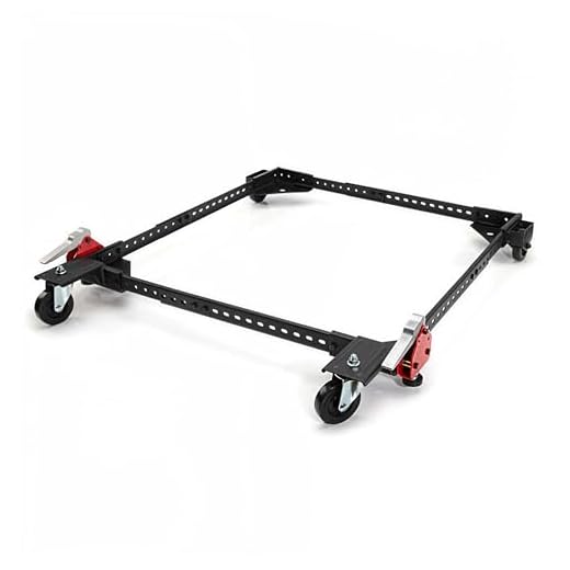PROTOCOL Equipment Universal Rolling Base for Large Power Tools and Machinery, Durable Steel Construction, Adjusts from 12 inches to 33 inches, Foot Levers Lock for Stability, 400 lb. Capacity
