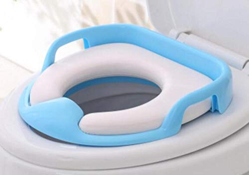Pot de bébé portable bleu pour l'apprentissage de la propreté en voyage