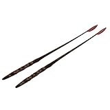 Material: Sándalo rojo 1 Par De Palillos De Madera De Sándalo Yangqin Dulcimer Beaters W/Storage Case Holder
