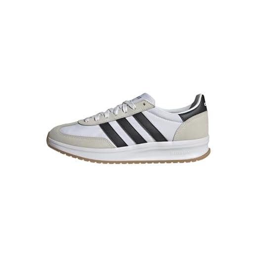 adidas Run 70S 2.0 Shoes, Zapatos Hombre, Cloud White/Core Black/Grey One, 42 EU