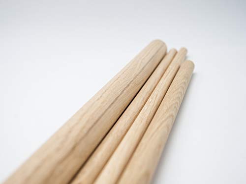 10 Stk Rundstab aus Eiche 10 mm, Länge 100 cm - Holzstäbe aus Eiche made in Austria