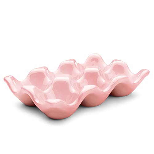 Flexzion 6 Eier Keramik Eierhalter, 6er Porzellan Eierablage...