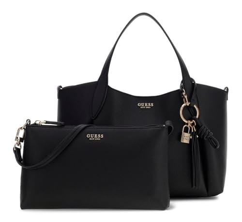 GUESS sac à épaule de bureau au dîner Melody 2 In 1 Black