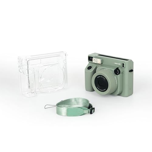 SAMTN Etui pour Appareil Photo en Cristal avec bandoulière réglable pour Instax Wide 400, Etui de Transport Transparent à Coque Dure, étui Transparent – vue 8