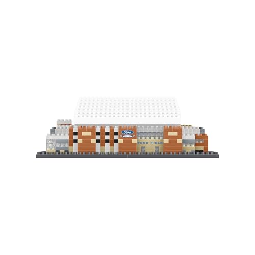 Image of FOCO NFL Unisex-Adult NFL Team Construction Blocks 3D Mini BRXLZ Stadium