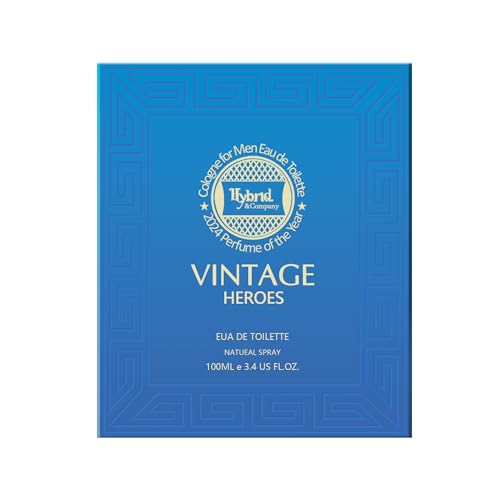 Hybrid & Company F100VH Vintage Heroes Parfum For Men Mint Geranium Vanilla Cologne thumb #3