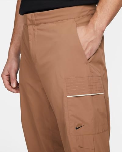 Nike Sportswear Style Essentials Men's Woven Unlined Sneaker Pants (US, Waist, 36, Regular, Archaeo Brown/Sail/Ice Silver/Archaeo)3