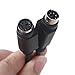 CATSELURRY Easy to Operate Safe for PS/2 Male to Female Extension Cord Safe Portable Fast Transmission Black