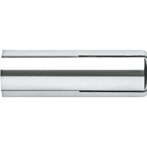 Index Fixing Systems HE-NO Pack of 50 Female Anchors with Inner Cone for Large Loads Zinc Plated M12 x 50 mm Diameter 15 mm