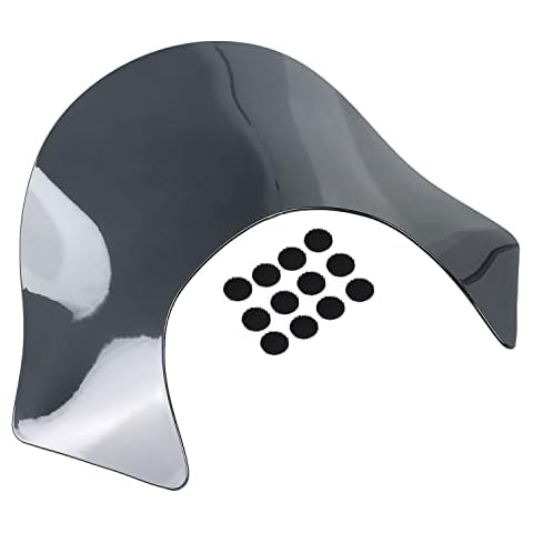 XMMT Smoke Lip Fairing Windshield Windscreen Compatible for Harley Dyna Sportster Softail Cover