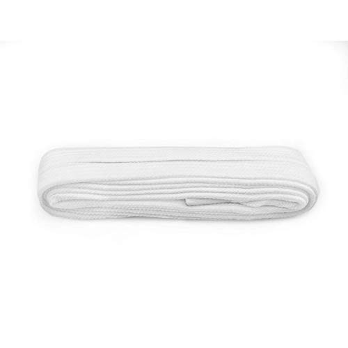 Lacets blancs plats Shoe-String lacet rechange basket chaussure 45cm-220cm