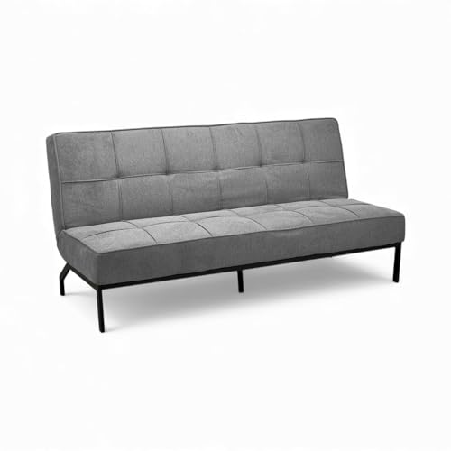 Kosmi Canapé Convertible Clic-Clac – Canapé Lit Dépliable – Couchage Quotidien ou Occasionnel – Gain de Place – Salon, Studio, Chambre d’Ami...