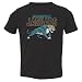 Vintage Jaguar Game Day Sports Fans Tribute Toddler T-Shirt (Black, 3T)