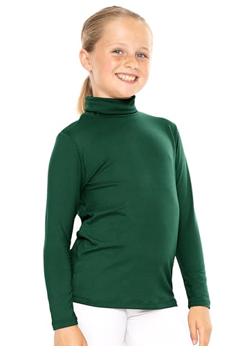 Image of STRETCH IS COMFORT Girl's Oh So Soft Long Sleeve Turtleneck | Youth Size 2-16