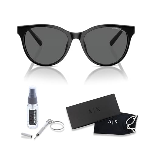 Armani Exchange AX4144SU 54MM Cat Eye Sunglasses For Women +BUNDLE with ACCESSORY EYEWEAR KIT2