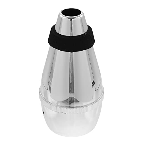 Toddmomy 1pc Mute for Trumpet Straight Practice Instrument Abs Silver