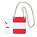 VPPUR Austrian flag Print Fashion Phone Crossbody Bag Lightweight Waterproof Travel Running Shopping Pouch