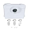 WinZo 750W Macerator Sewerage Pump with 3 Water Inlets for Rear Outlet Toilet Basement Kitchen Bathroom Sink Laundry Machine Disposal
